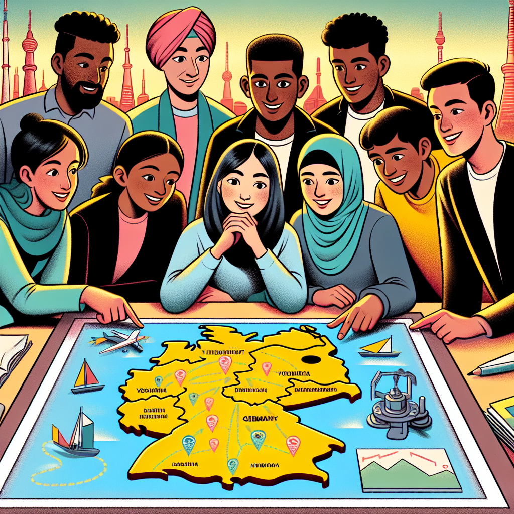 Students exploring Ausbildung pathways in Germany
