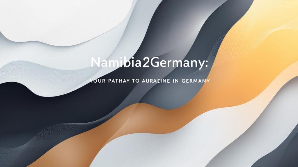 Namibia2Germany: Your Pathway to Ausbildung in Germany