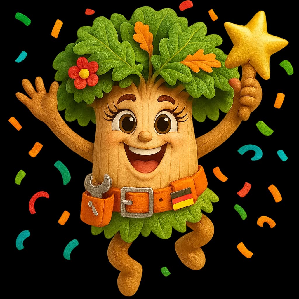 Young Oak mascot - Celebrating student success stories