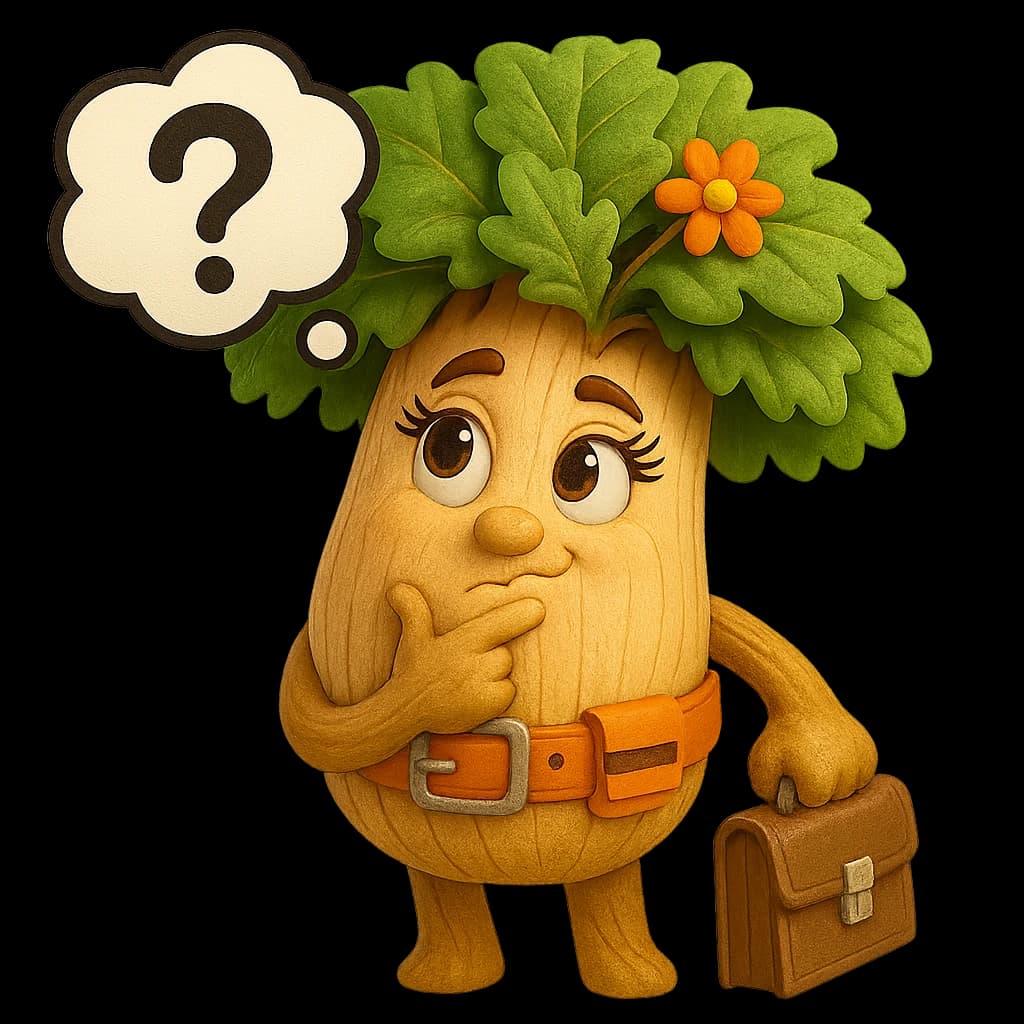 Mascot helping with FAQs