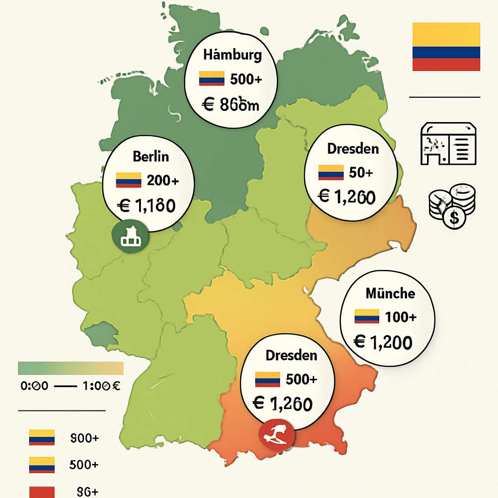 Cost of Living Comparisons Across Regions - Colombia's German Connection: Bogotá Students' €2,900 Ausbildung Journey