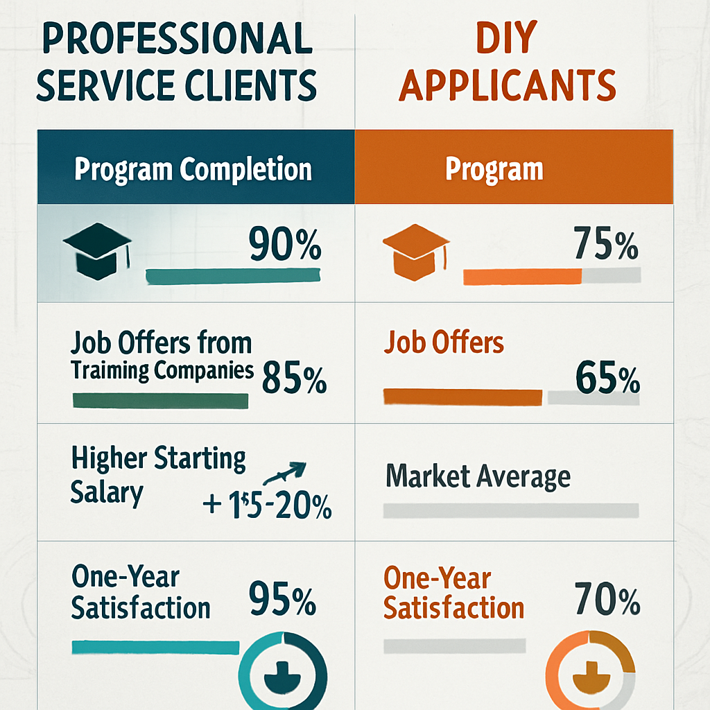 Quality of Placement and Long-term Career Outcomes - Cost-Benefit Analysis: Professional Ausbildung Services vs DIY Approach