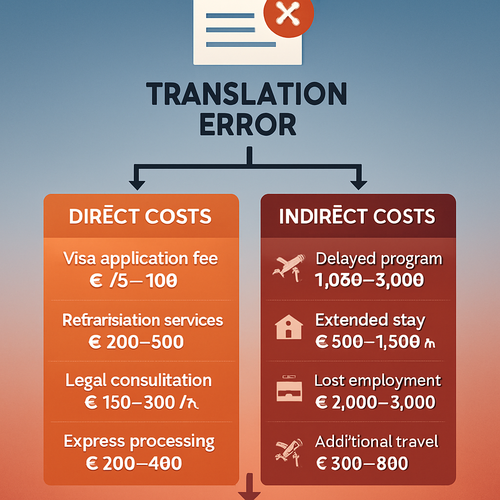 Financial Impact of Visa Rejections and Reapplications - Document Translation Services: Why 99.9% Accuracy Matters for Visa Success