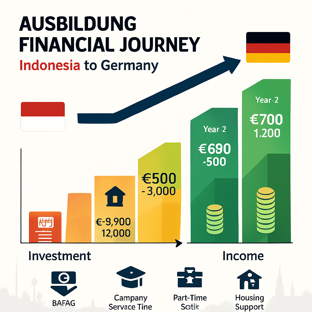 Financial Planning: Costs, Scholarships, and Earning While Learning - Indonesia to Germany Success: The Ausbildung Route Jakarta Professionals Choose