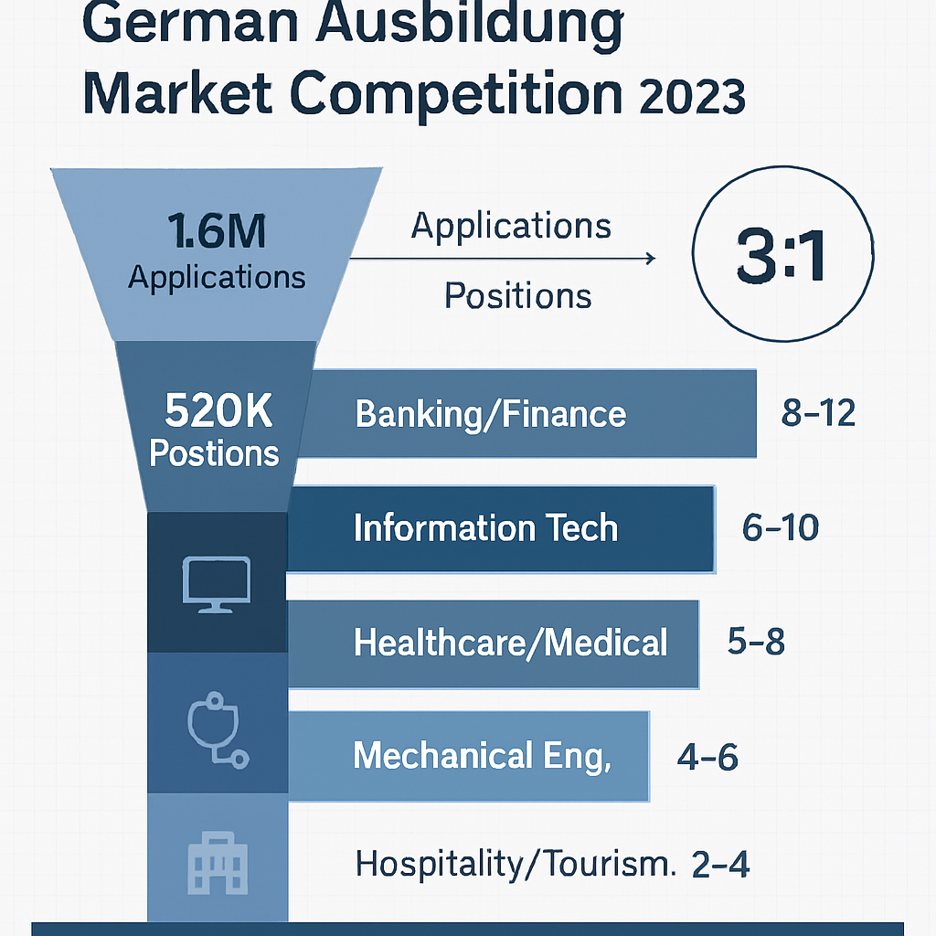 Current Market Competition and Application Statistics - Interview Coaching for Ausbildung: 94% Success Rate with Professional Training