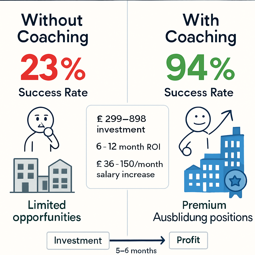 Cost-Benefit Analysis of Professional Interview Coaching - Interview Coaching for Ausbildung: 94% Success Rate with Professional Training