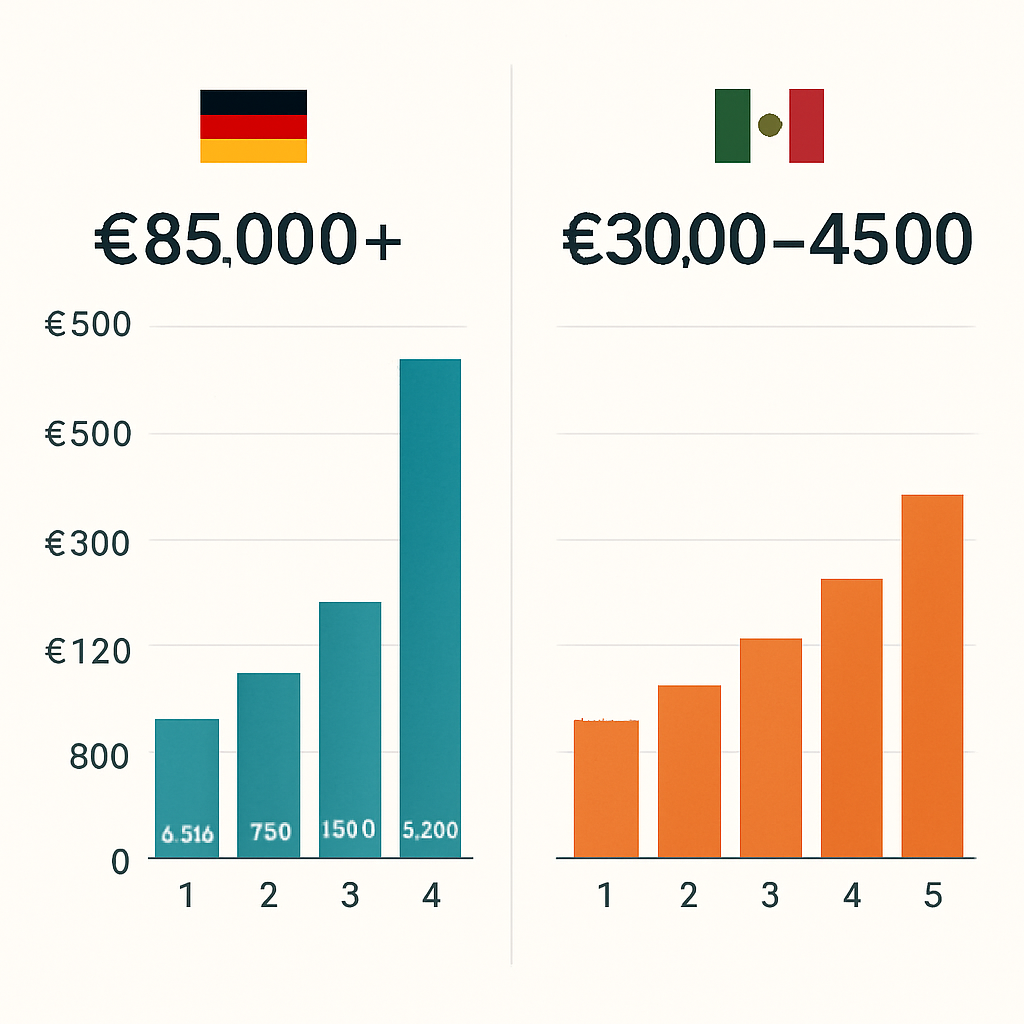 5-Year Financial Projection: Ausbildung vs. Staying in Mexico - Mexico to Germany: The Ausbildung Path Mexican Engineers Don't Want You to Know