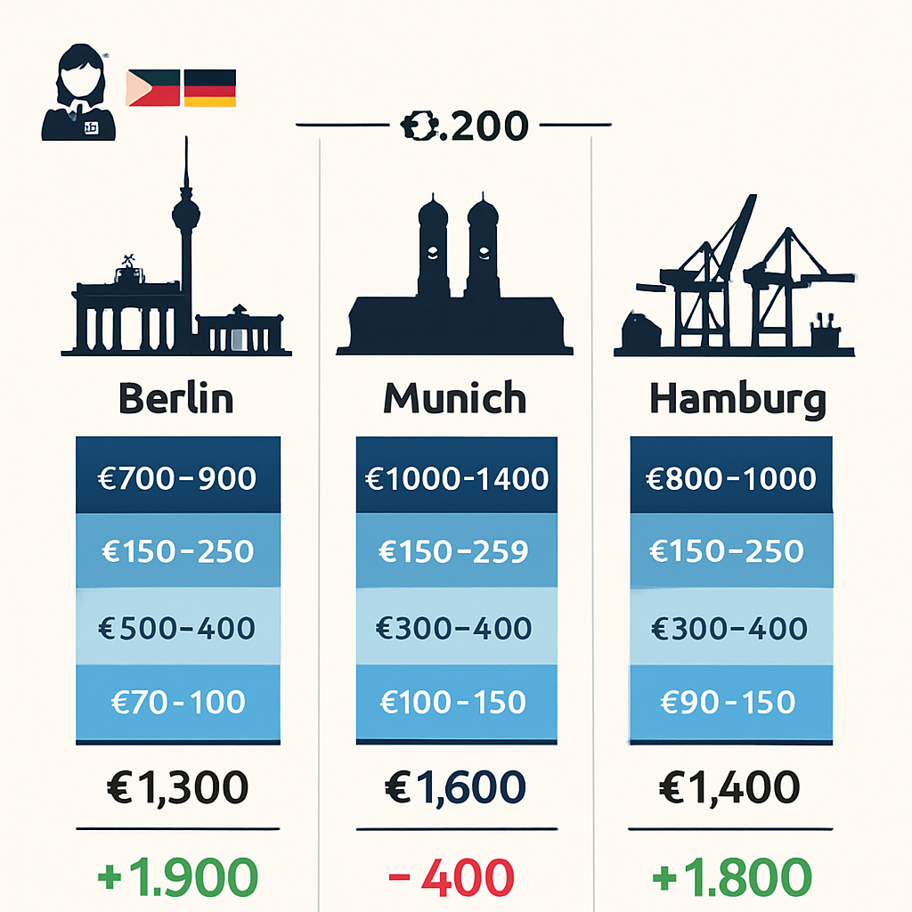 Cost of Living Analysis by City - Philippines to Germany: The €3,200 Ausbildung Pathway Filipino Nurses Are Taking