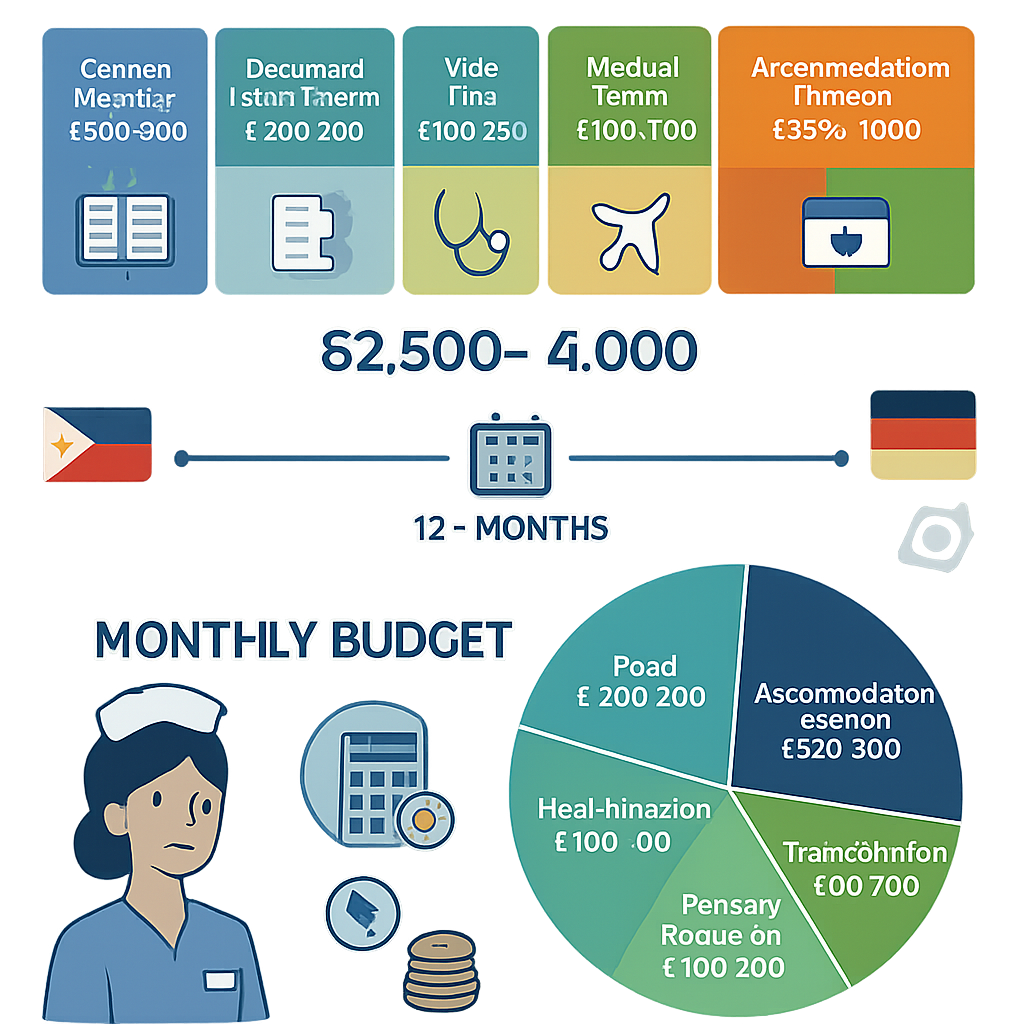Financial Planning and Budgeting for the Transition Period - Philippines to Germany: The €3,200 Ausbildung Pathway Filipino Nurses Are Taking