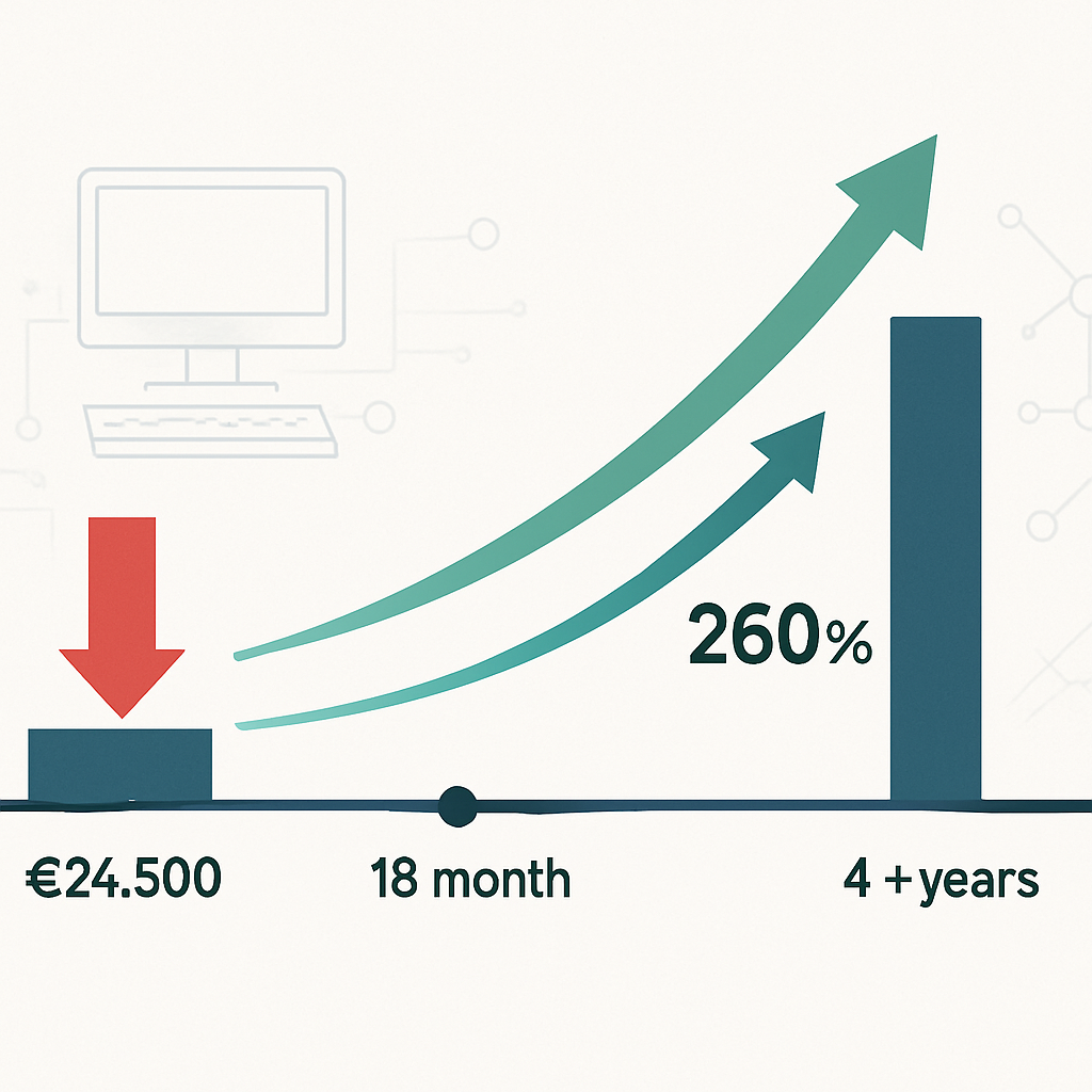 Case Study 1: Sarah's Journey - IT Systems Integration - Professional Ausbildung Consultation ROI: €25,000 Investment vs €150,000 Lifetime Value