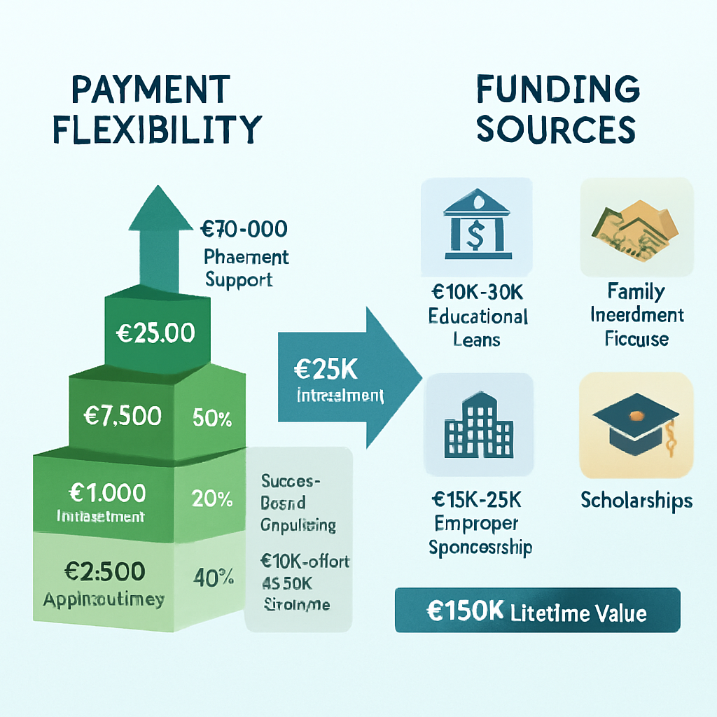 Alternative Funding Options and Payment Structures Available - Professional Ausbildung Consultation ROI: €25,000 Investment vs €150,000 Lifetime Value