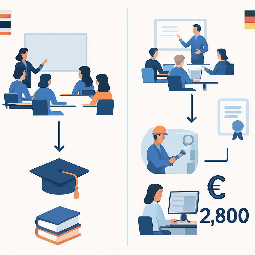 Understanding the German Ausbildung System - Thailand's Secret: How Bangkok Students Access €2,800 Monthly Ausbildung Salaries