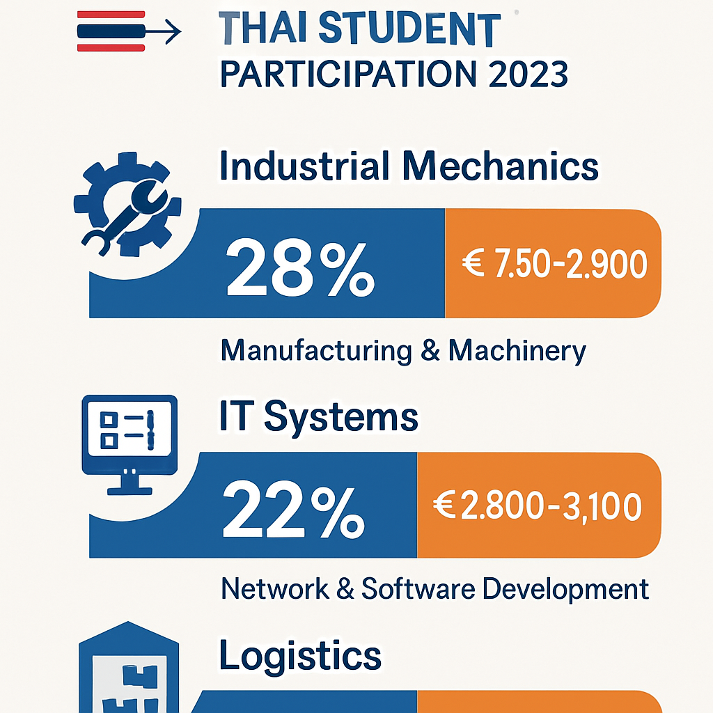 Most Popular Ausbildung Programs Among Thai Students - Thailand's Secret: How Bangkok Students Access €2,800 Monthly Ausbildung Salaries