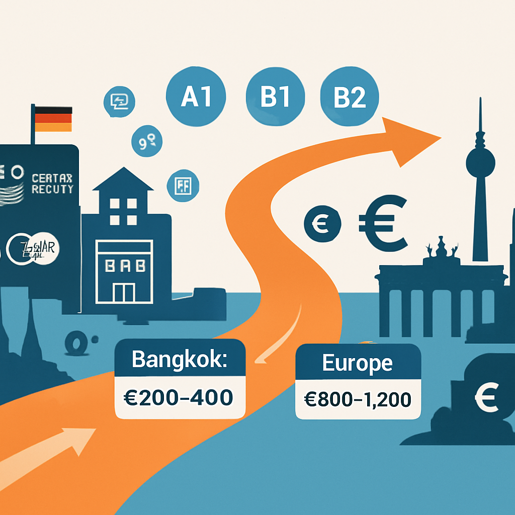 Language Preparation Resources Available in Bangkok - Thailand's Secret: How Bangkok Students Access €2,800 Monthly Ausbildung Salaries