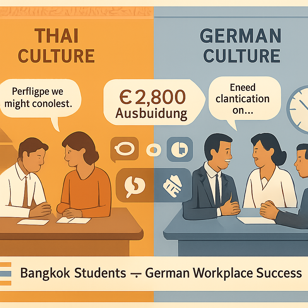 Cultural Adaptation Strategies for Thai Students - Thailand's Secret: How Bangkok Students Access €2,800 Monthly Ausbildung Salaries