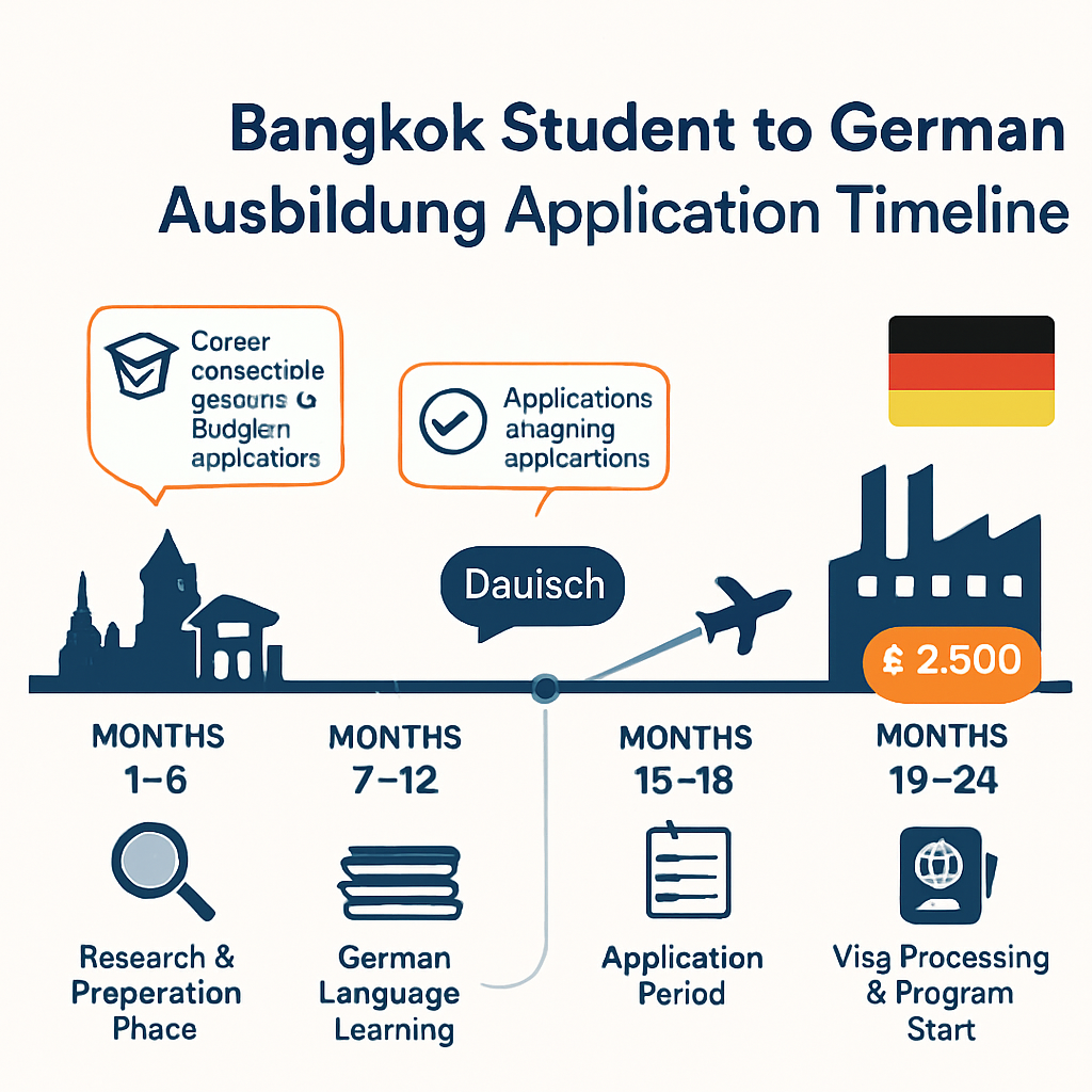Question 3: Can I apply for Ausbildung programs while still studying at a Bangkok university? - Thailand's Secret: How Bangkok Students Access €2,800 Monthly Ausbildung Salaries