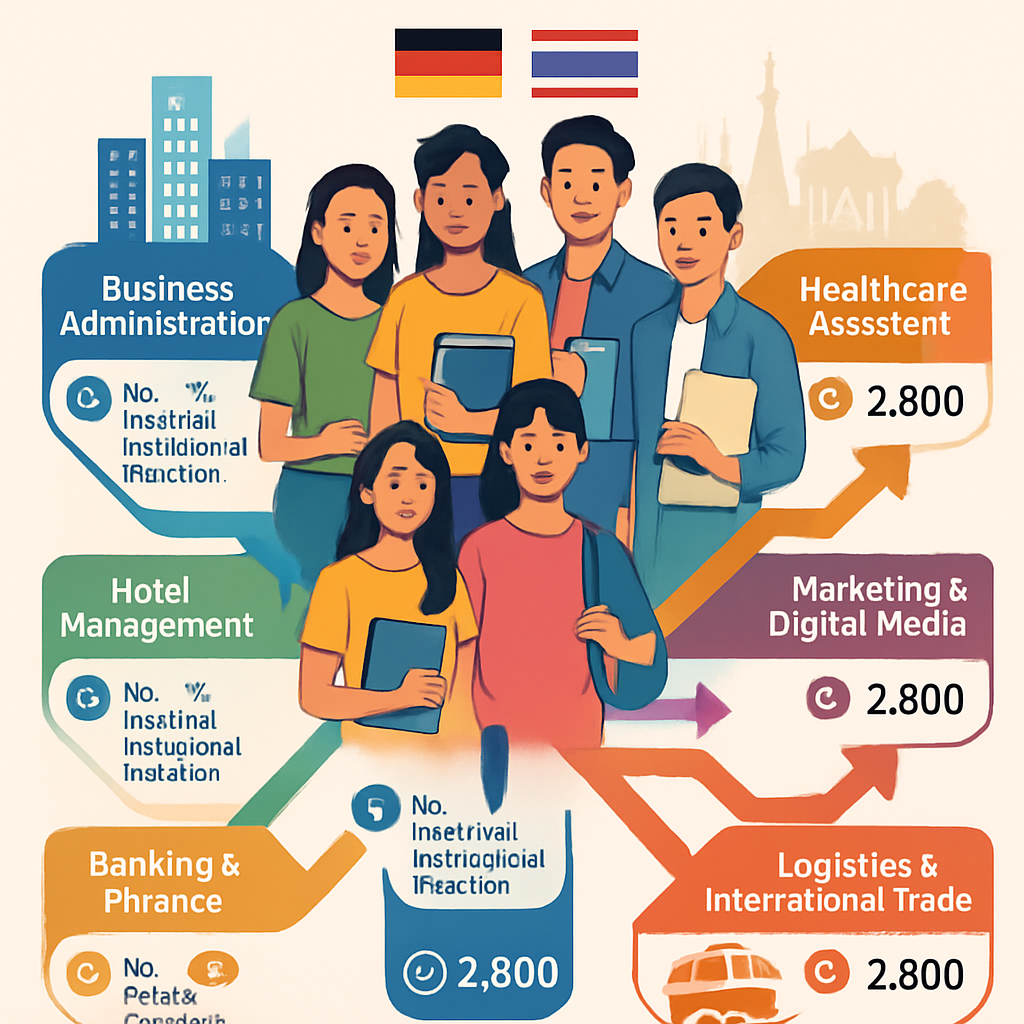 Question 6: Are there specific Ausbildung programs that don't require strong technical backgrounds? - Thailand's Secret: How Bangkok Students Access €2,800 Monthly Ausbildung Salaries