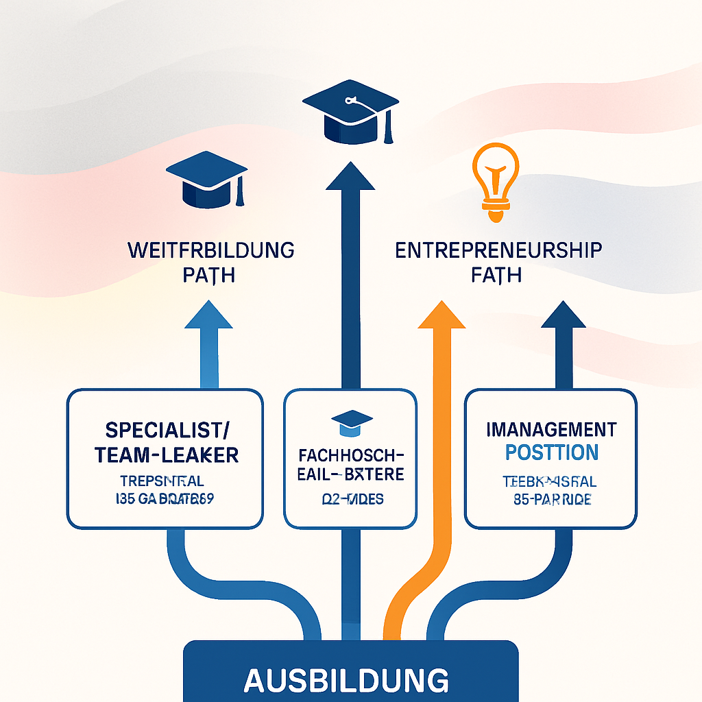 Question 7: What career progression opportunities exist after completing Ausbildung? - Thailand's Secret: How Bangkok Students Access €2,800 Monthly Ausbildung Salaries