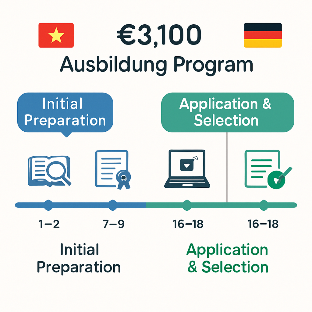 Step-by-Step Application Timeline for Vietnamese Students - Vietnam's German Success: Ho Chi Minh Students' €3,100 Ausbildung Breakthrough