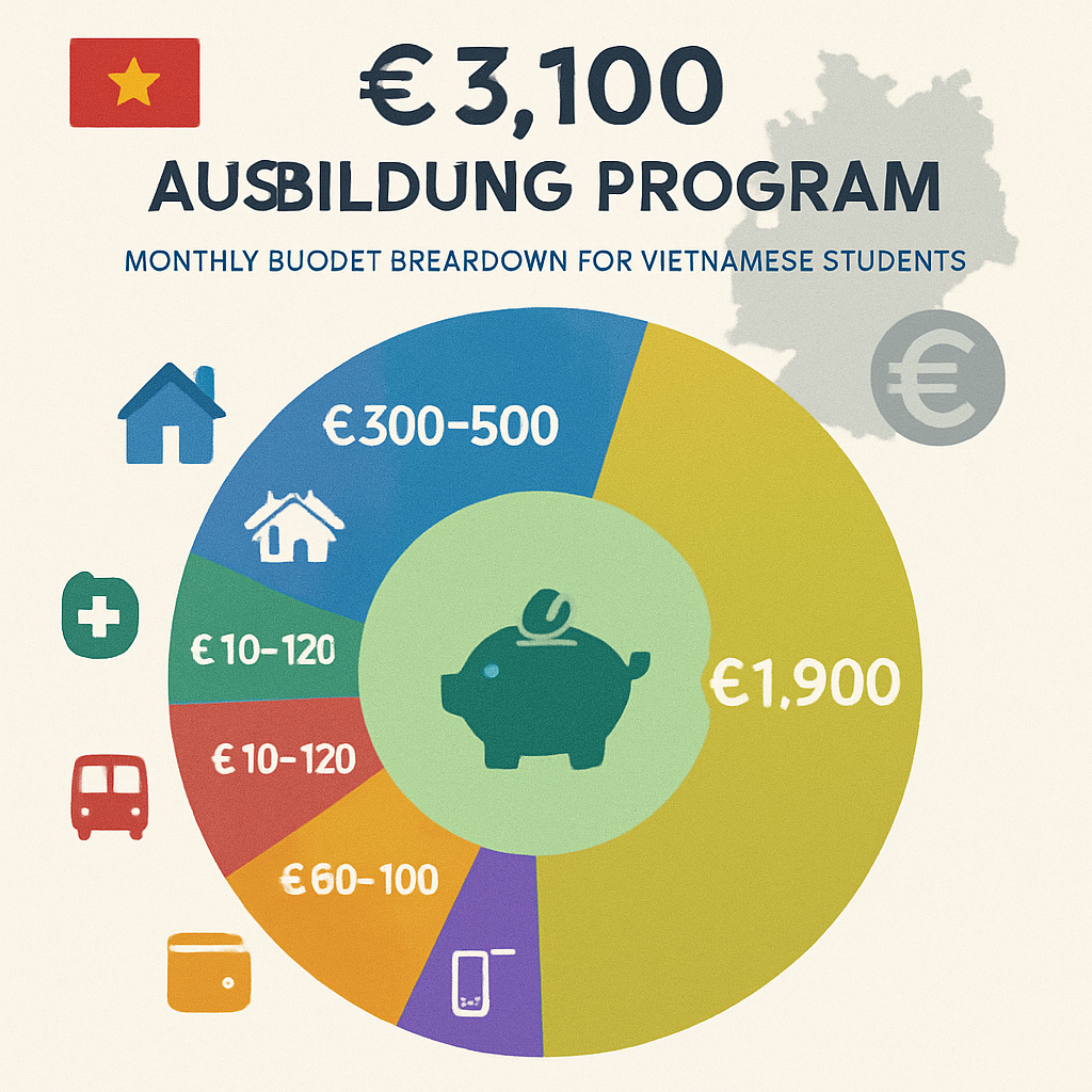 Monthly Expense Breakdown for Vietnamese Students in Germany - Vietnam's German Success: Ho Chi Minh Students' €3,100 Ausbildung Breakthrough
