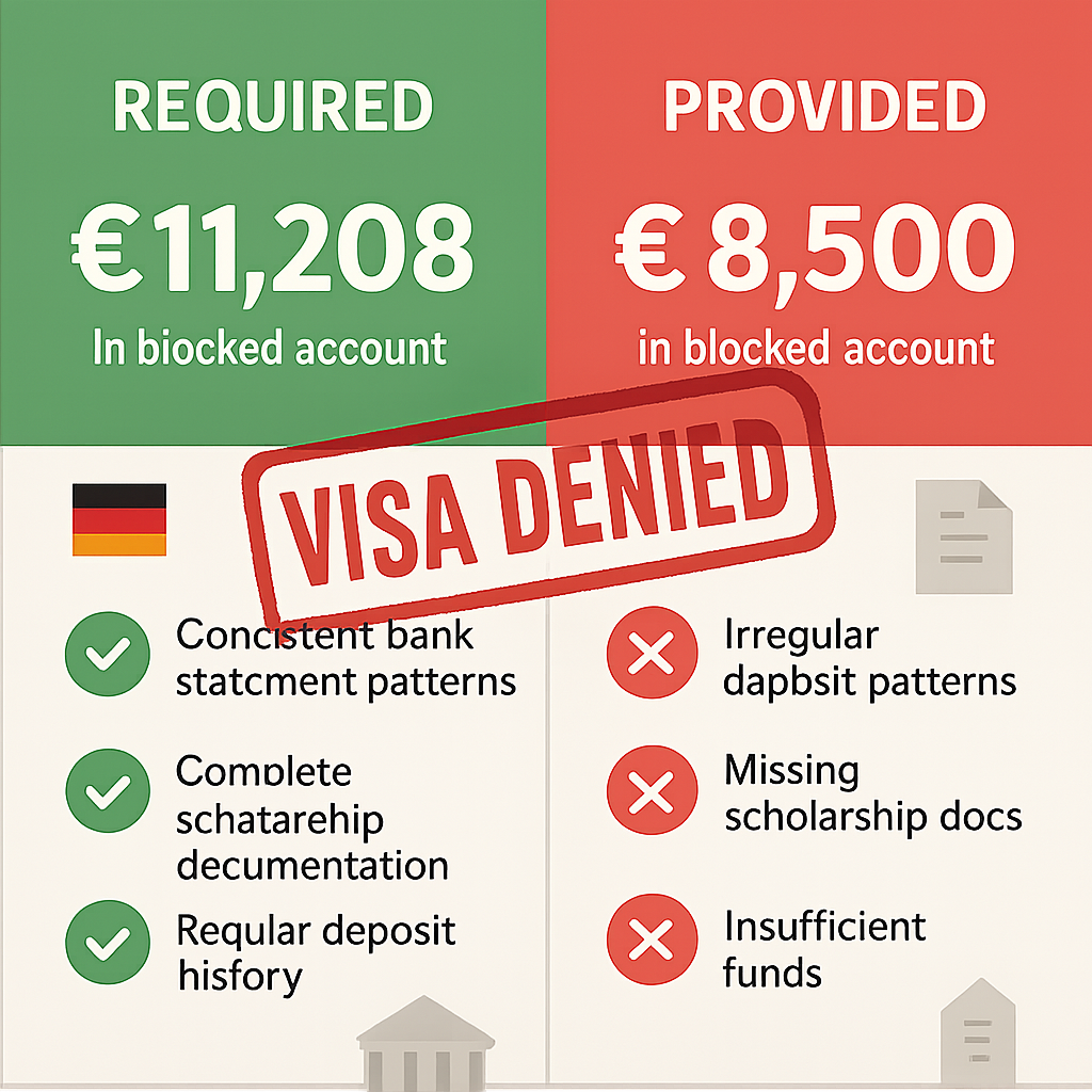 The Challenge: Initial Rejection Due to Insufficient Funds Proof - Visa Consultation Success Stories: From Rejection to Approval in 30 Days