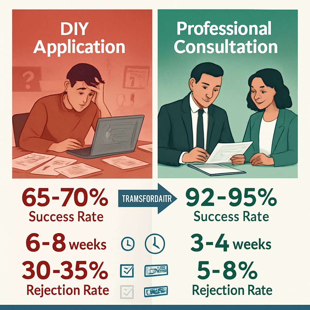 Expert Guidance vs. DIY Applications - Visa Consultation Success Stories: From Rejection to Approval in 30 Days