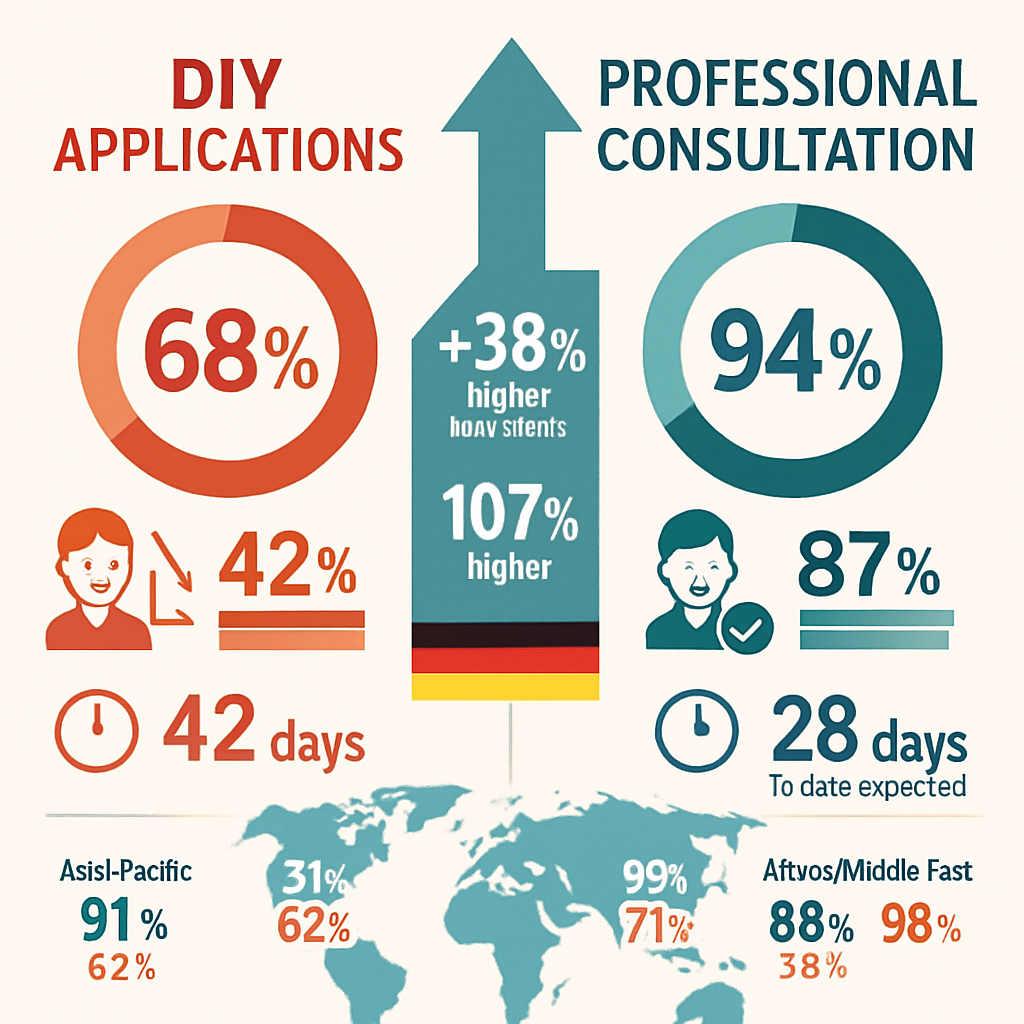 Success Rate Comparisons - Visa Consultation Success Stories: From Rejection to Approval in 30 Days