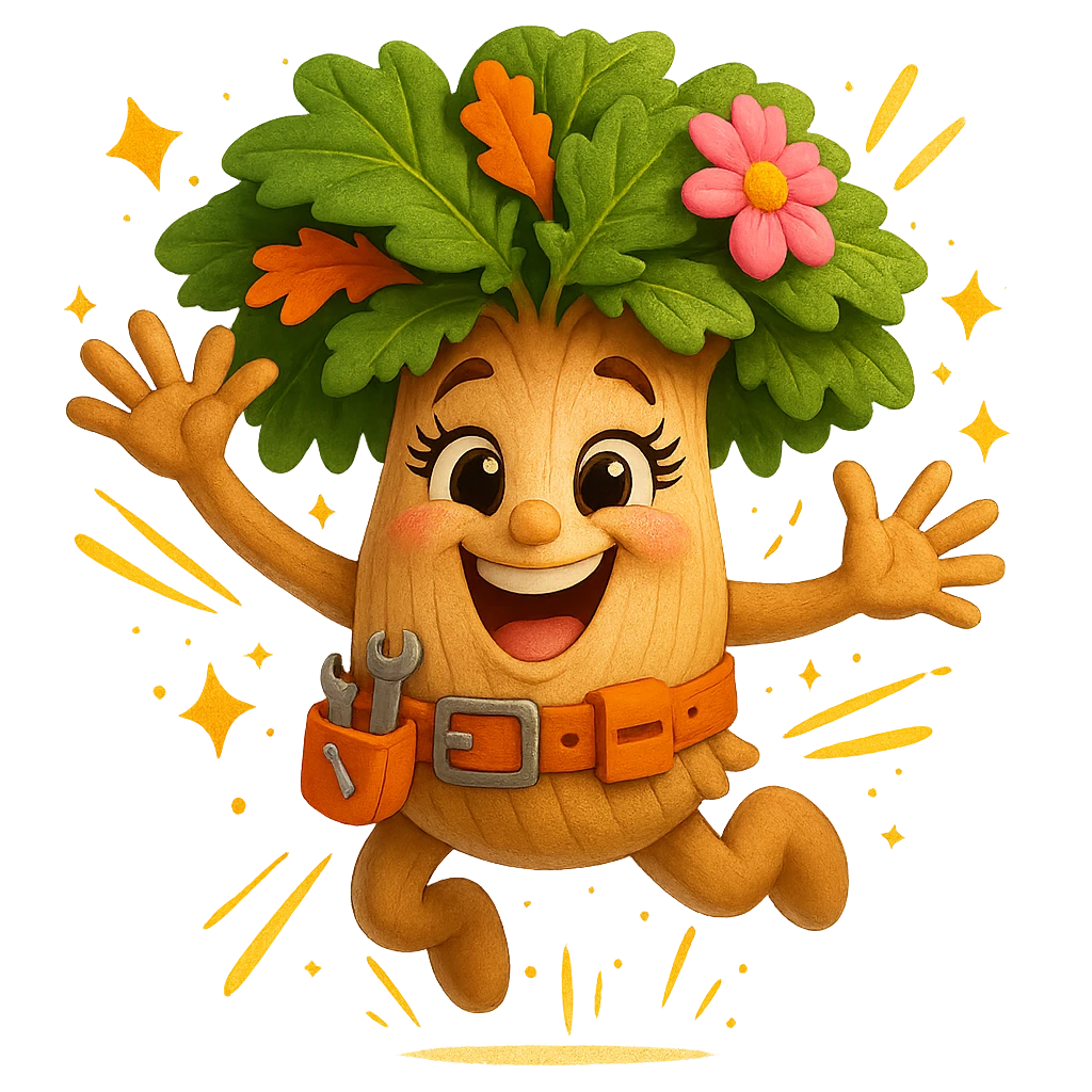 Young Oak mascot excited about Ausbildung opportunities in Germany